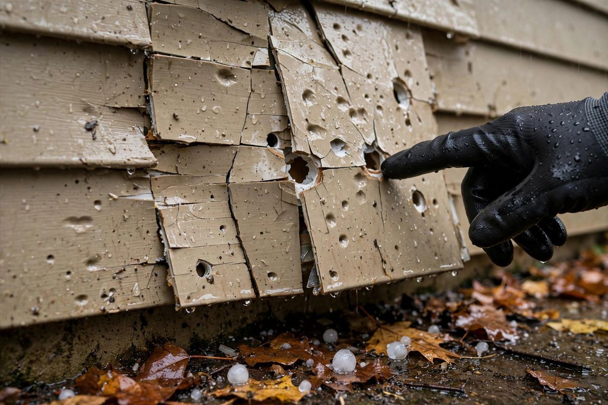 What Hail Does to Siding — and What to Do After a Cincinnati Storm
